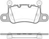REMSA 1598.10 Brake Pad Set, disc brake